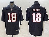 Men's Atlanta Falcons #18 Kirk Cousins Black Vapor Untouchable Limited Football Stitched Jerseys,baseball caps,new era cap wholesale,wholesale hats
